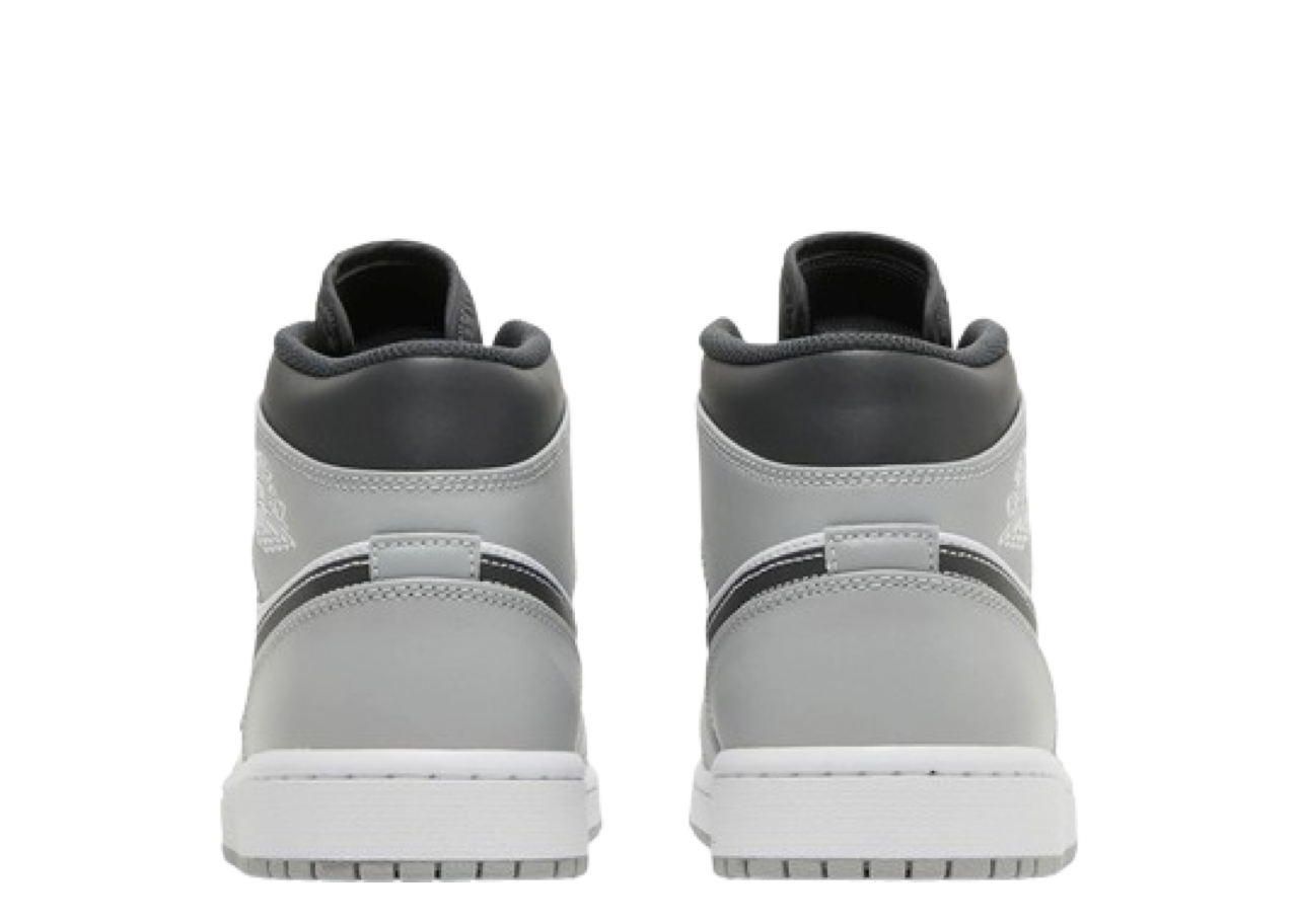 Air Jordan 1 Mid Light Smoke Grey Anthracite - photo 3
