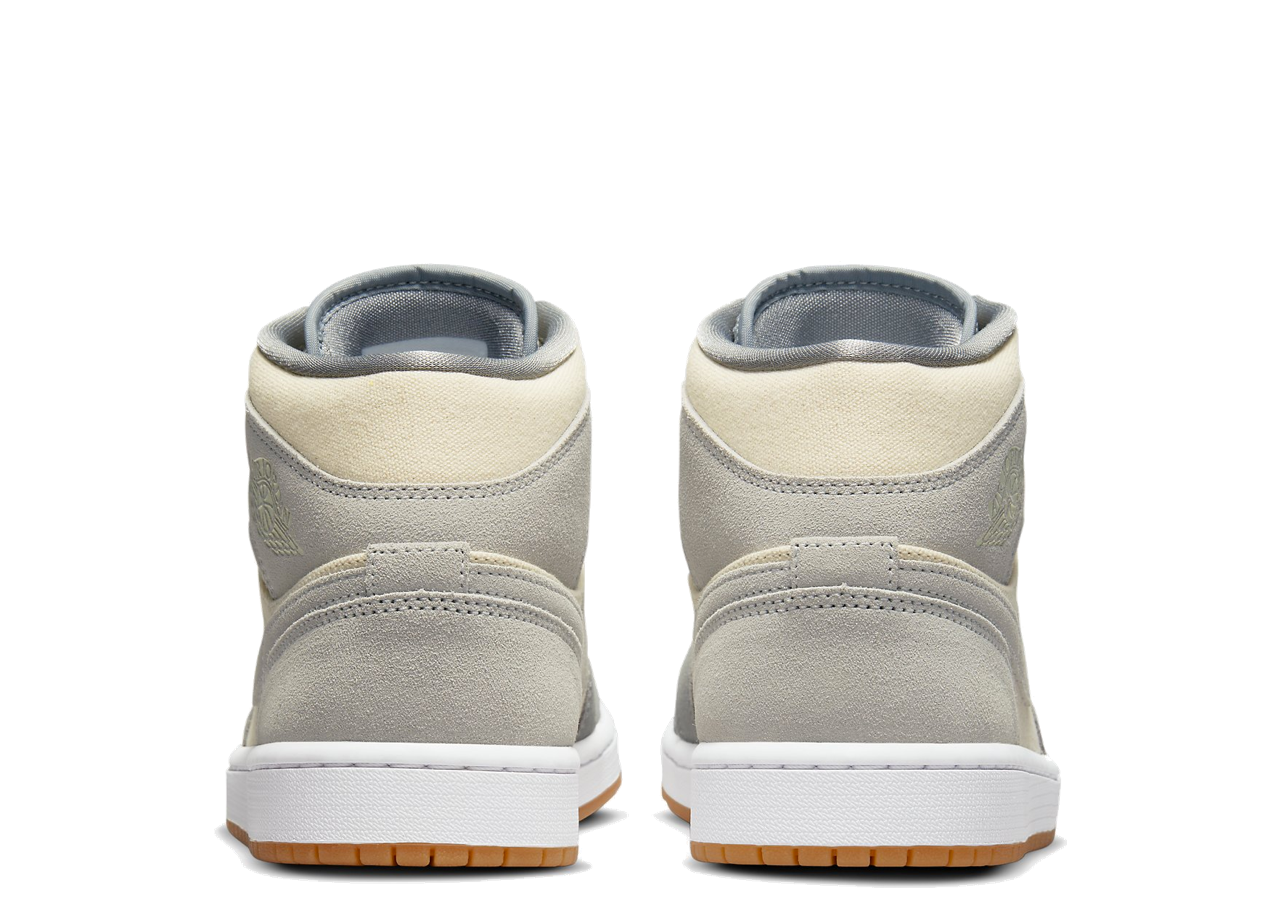 Air Jordan 1 Mid SE Coconut Milk Particle Grey - photo 3