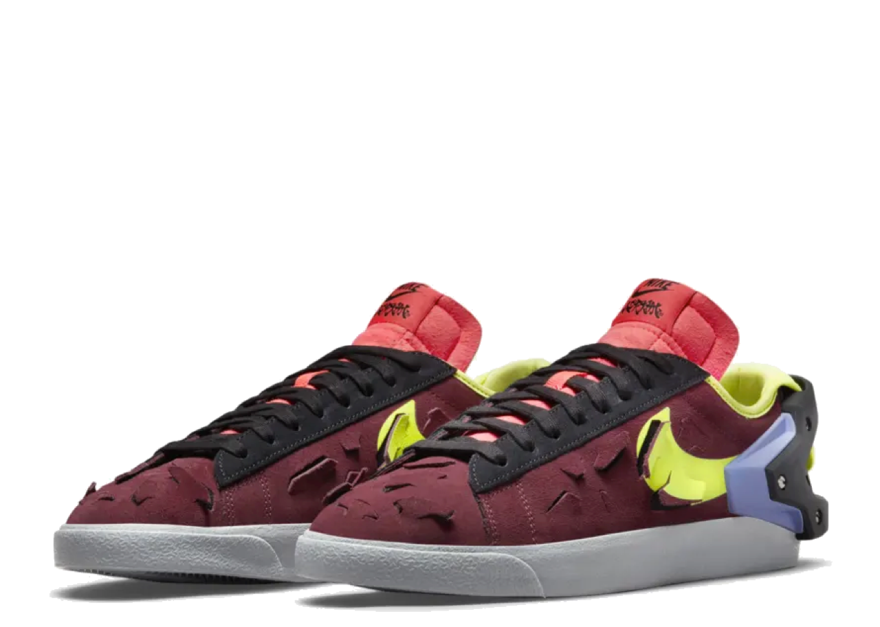 Nike Blazer Low Acronym Night Maroon - photo 2