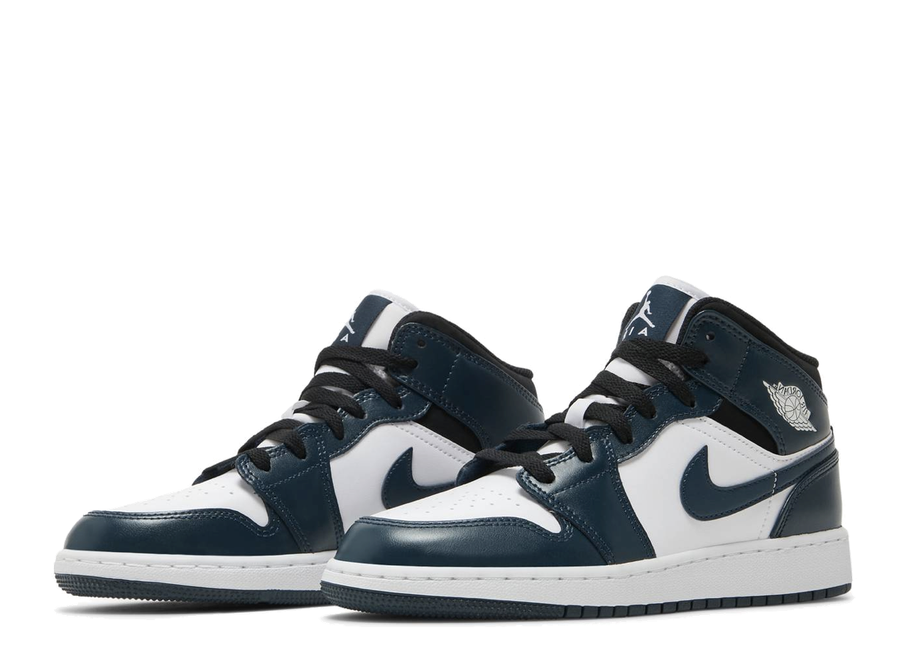 Air Jordan 1 Mid Armory Navy (Grade School) - photo 2