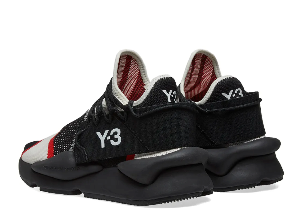 Adidas Y-3 Kaiwa Knit Black White Red - photo 3