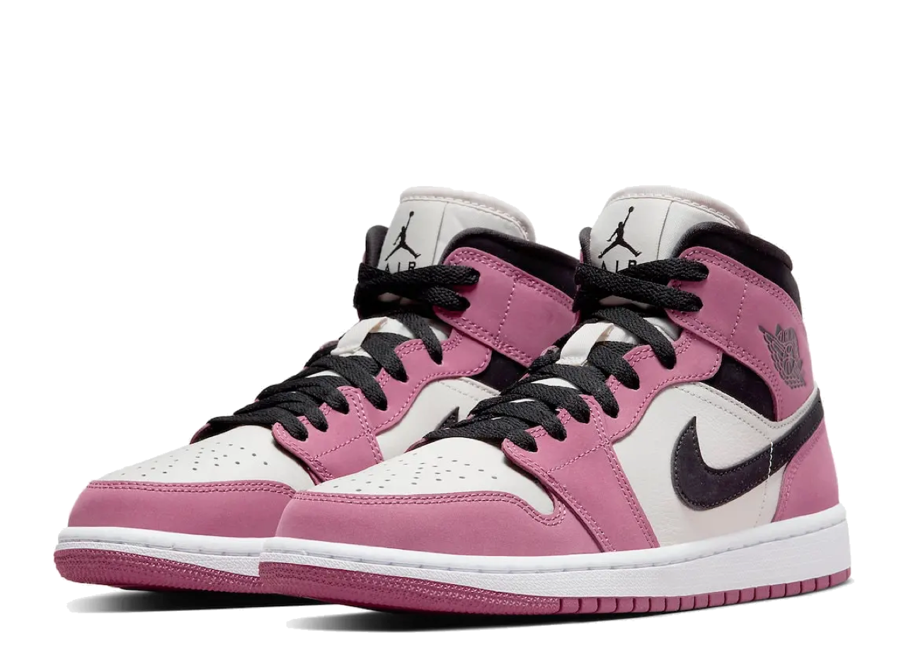 Air Jordan 1 Mid SE Light Mulberry (Women's) - photo 2