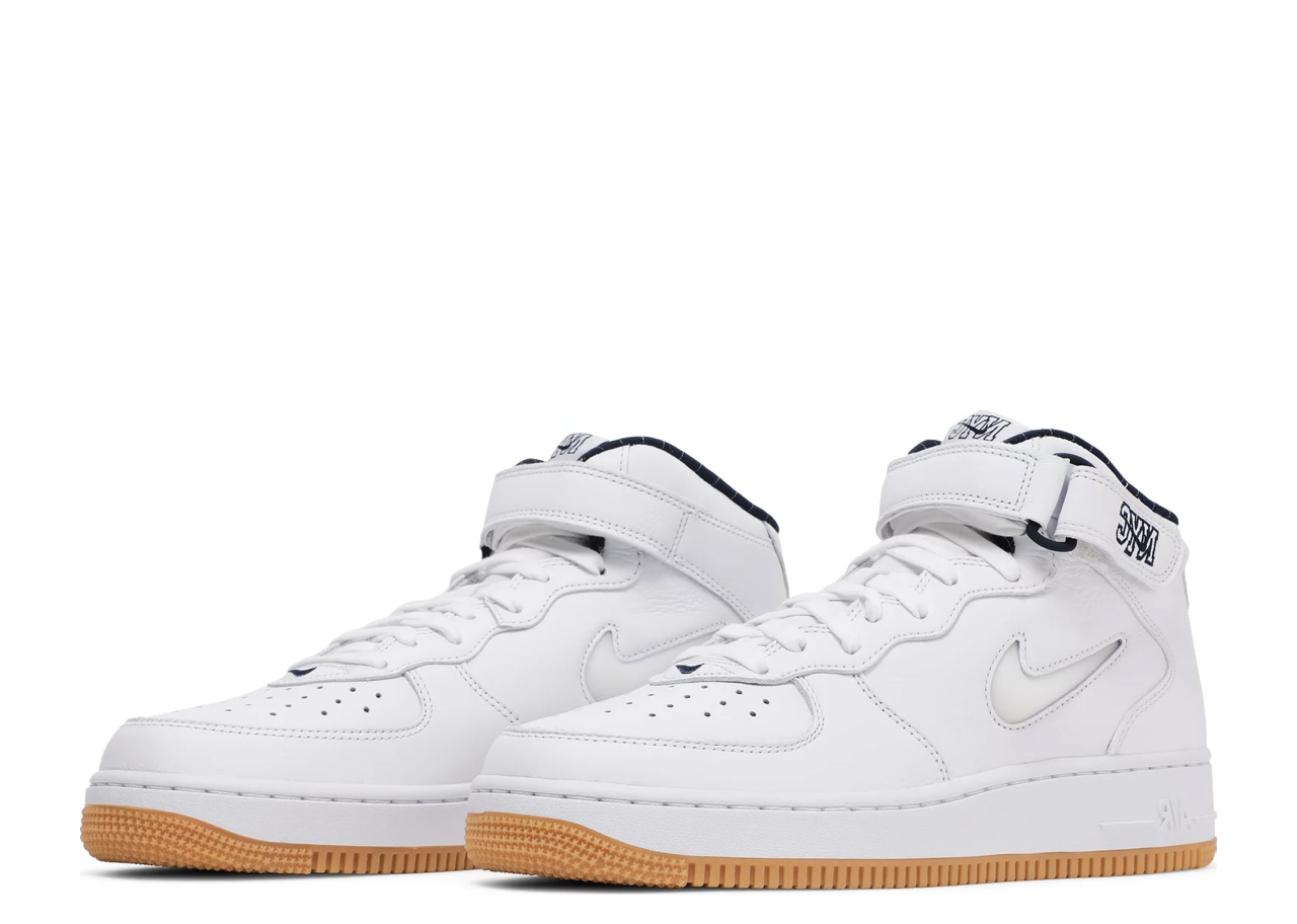Nike Air Force 1 Mid QS Jewel NYC White Midnight Navy - photo 2
