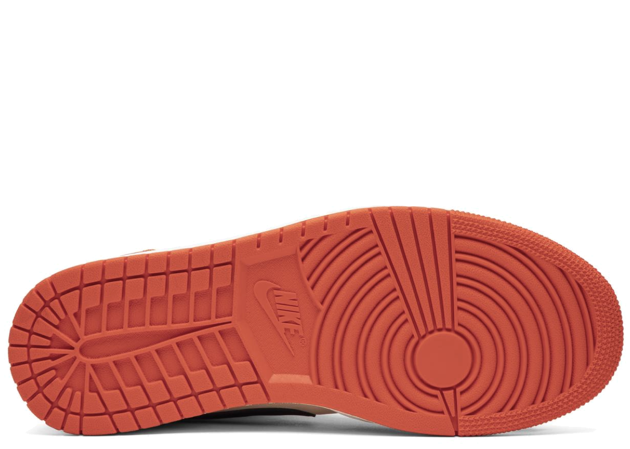 Air Jordan 1 Mid Team Orange Black - photo 4