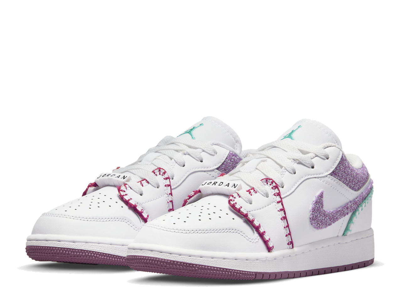 Air Jordan 1 Low SE Light Bordeaux (Grade School) - photo 2