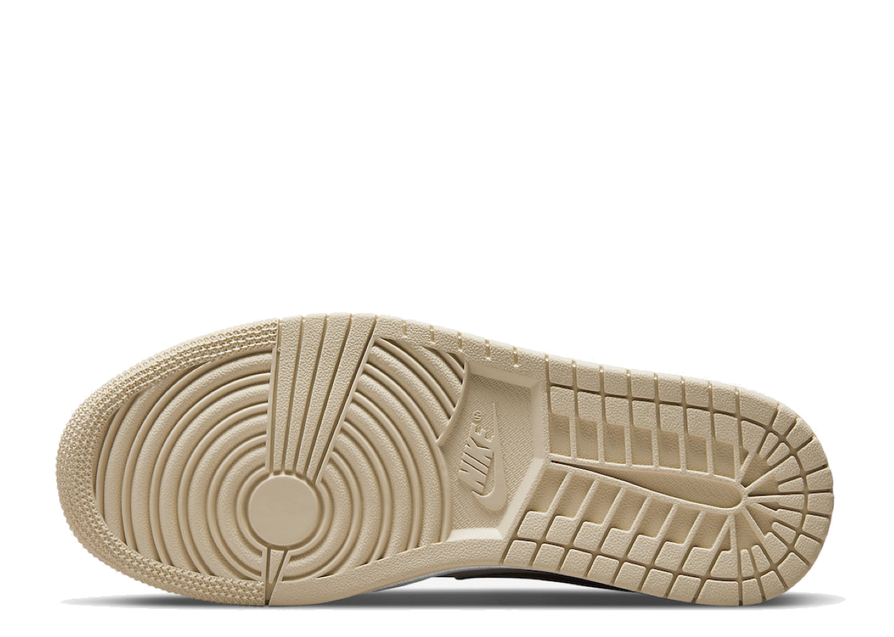 Air Jordan 1 Mid SE Brown Basalt Oatmeal (Women's) - photo 4