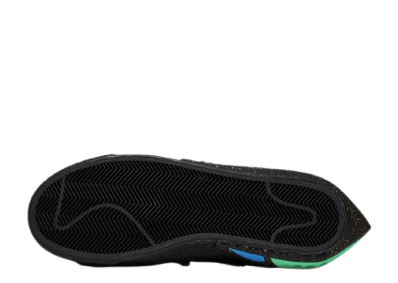 Nike Blazer Low Off-White Black Electro Green - photo 4