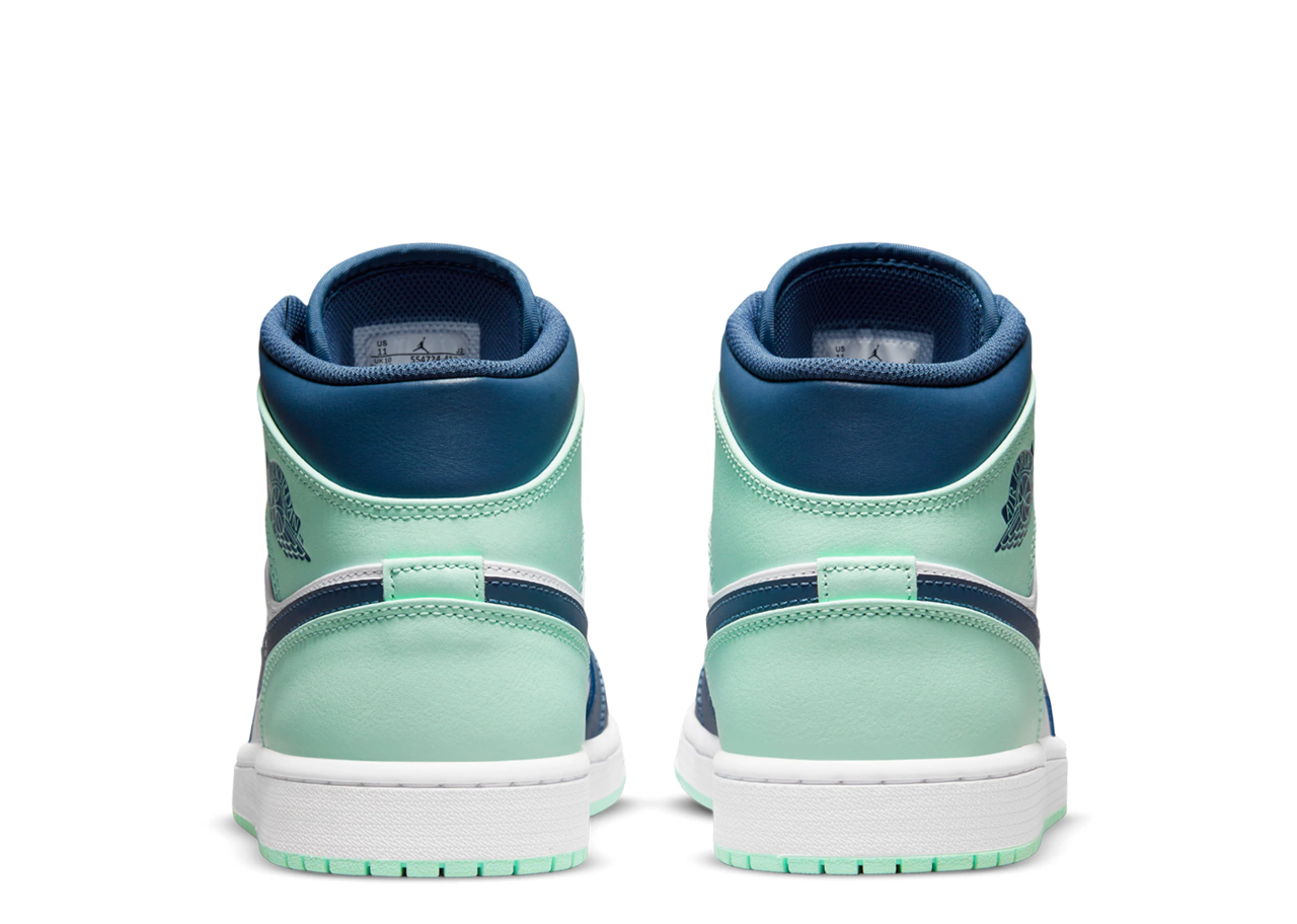 Air Jordan 1 Mid Blue Mint - photo 3