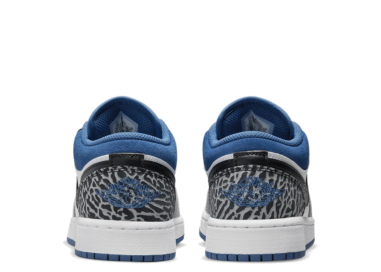 Air Jordan 1 Low SE True Blue (Grade School) - photo 3