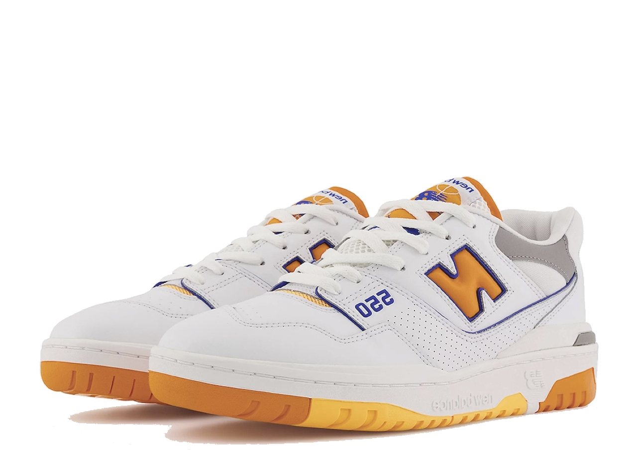 New Balance 550 White Vibrant Orange - photo 2