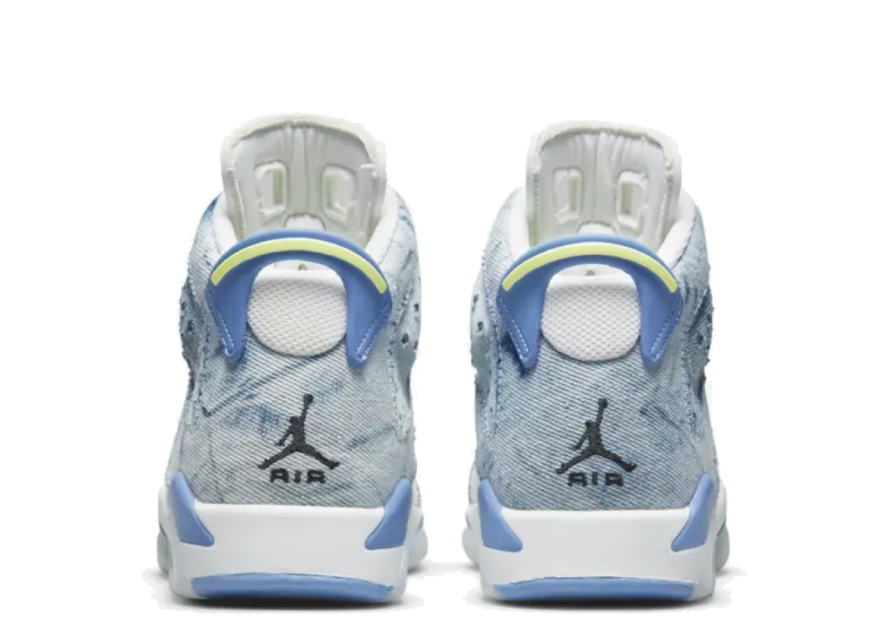 Jordan 6 Retro Washed Denim (2022) (Grade School) - photo 3