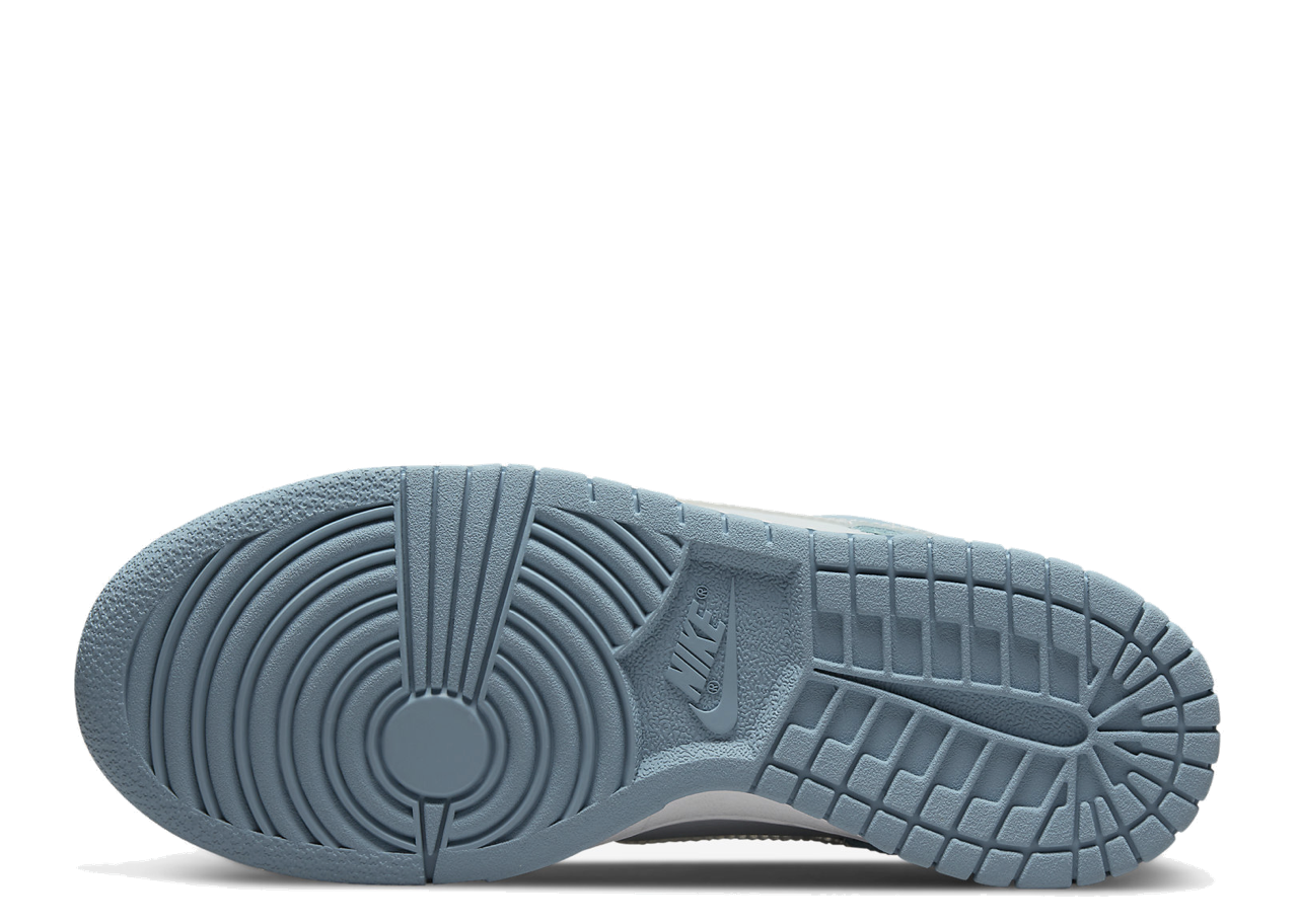 Nike Dunk Low Clear Blue Swoosh (Grade School) - photo 4