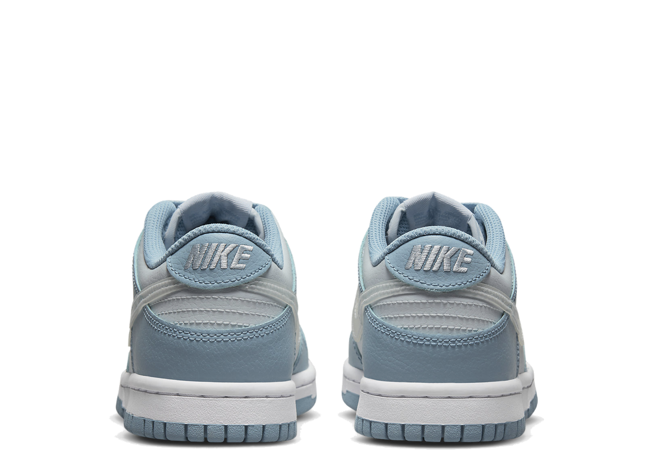 Nike Dunk Low Clear Blue Swoosh (Grade School) - photo 3