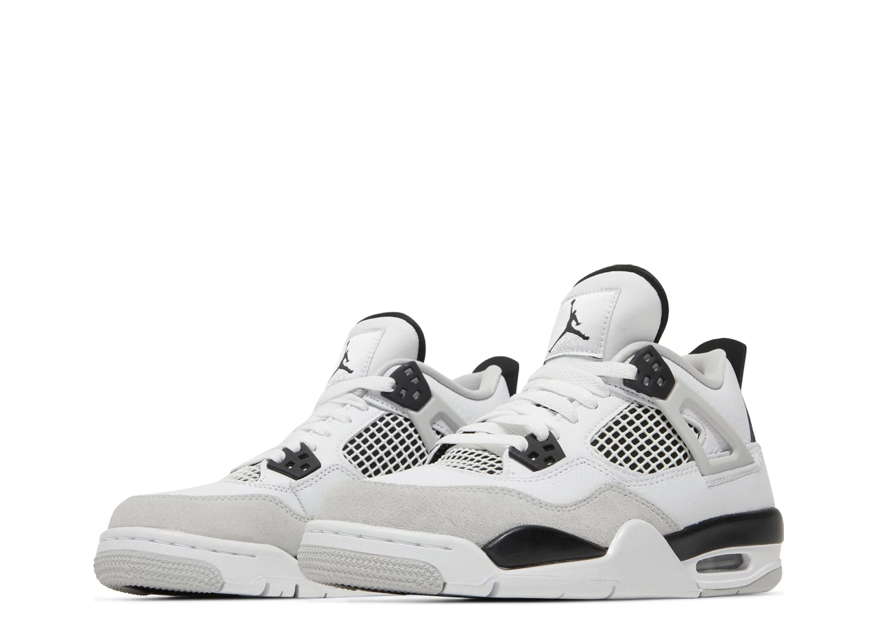 Jordan 4 Retro Military Black (Grade School) - photo 2