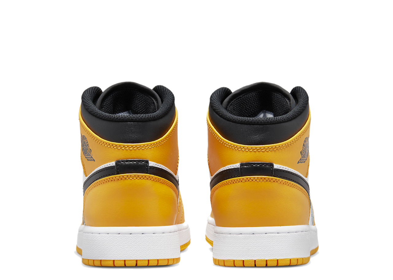 Air Jordan 1 Mid Yellow Toe (Grade School) - photo 3