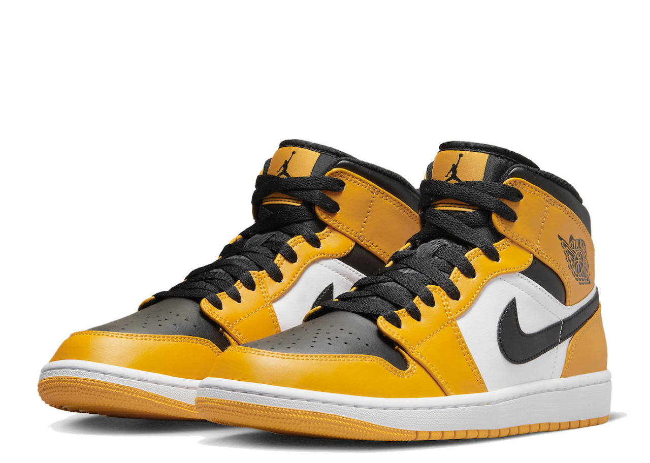 Air Jordan 1 Mid Yellow Toe - photo 2
