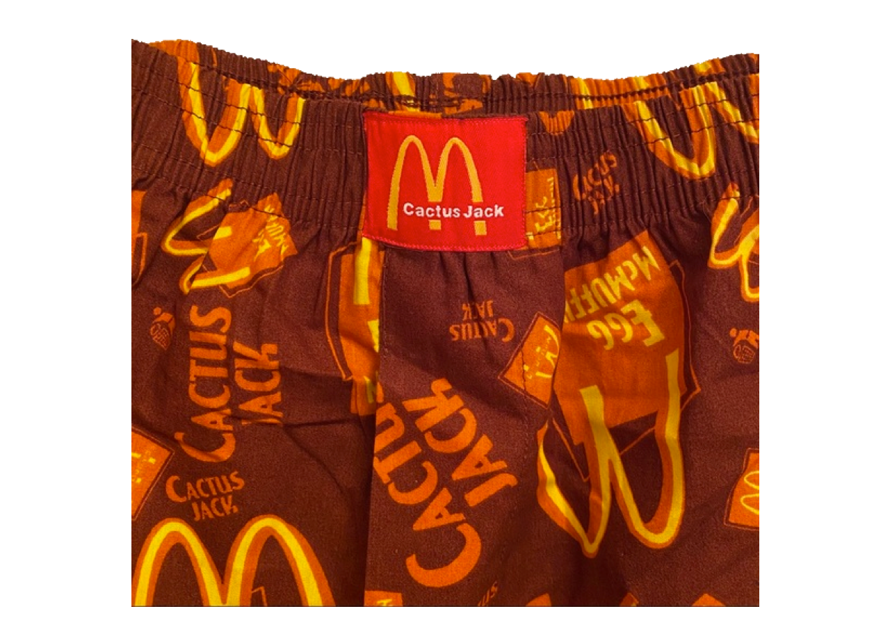 Travis Scott x McDonald's Cactus Jack Breakfast Boxers Brown - photo 4
