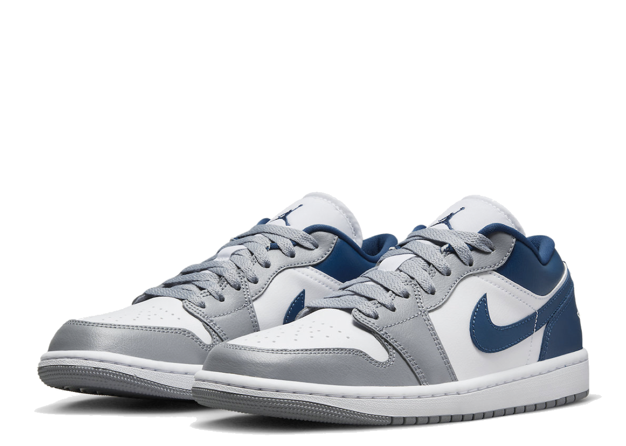 Air Jordan 1 Low Stealth French Blue (Women's) - photo 2