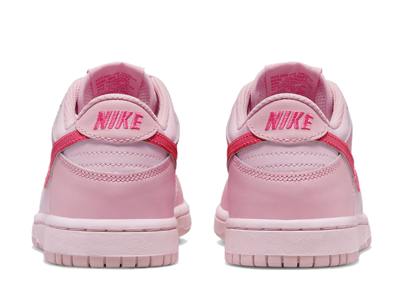 Nike Dunk Low Triple Pink (Pre-School) - photo 3