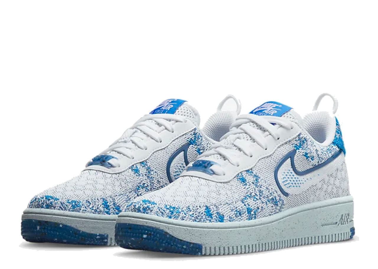 Nike Air Force 1 Crater Flyknit NN DK Marina Blue (Grade School) - photo 2