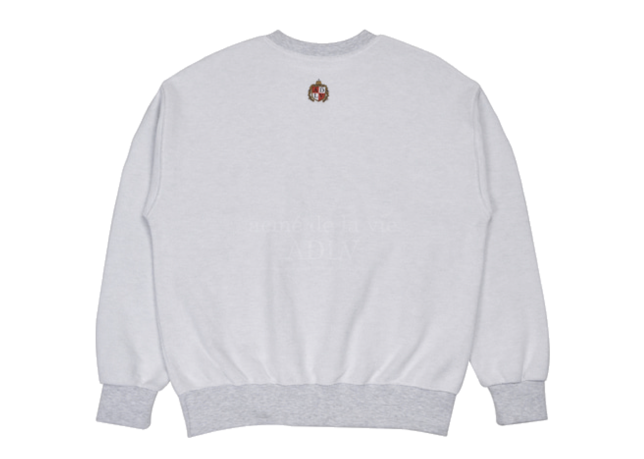 Acme De La Vie Noble Logo Inside Out Sweat Shirt Melange - photo 2