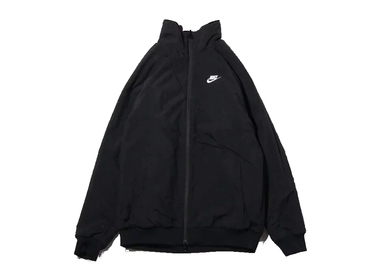 Nike Big Swoosh Reversible Boa Jacket Black White (Asia Sizing) - photo 3