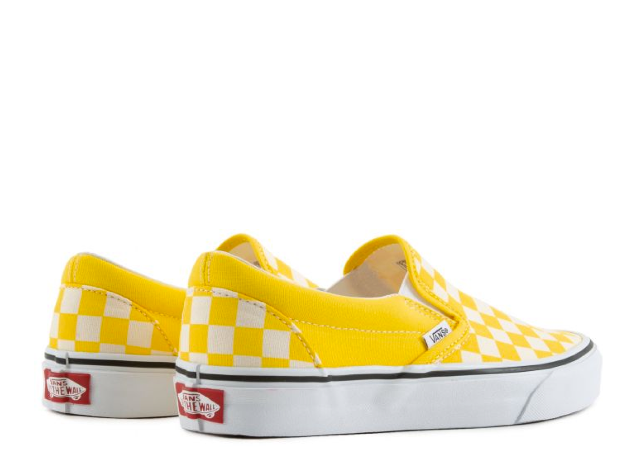 Vans Classic Slip-On Checkerboard Yellow - photo 3