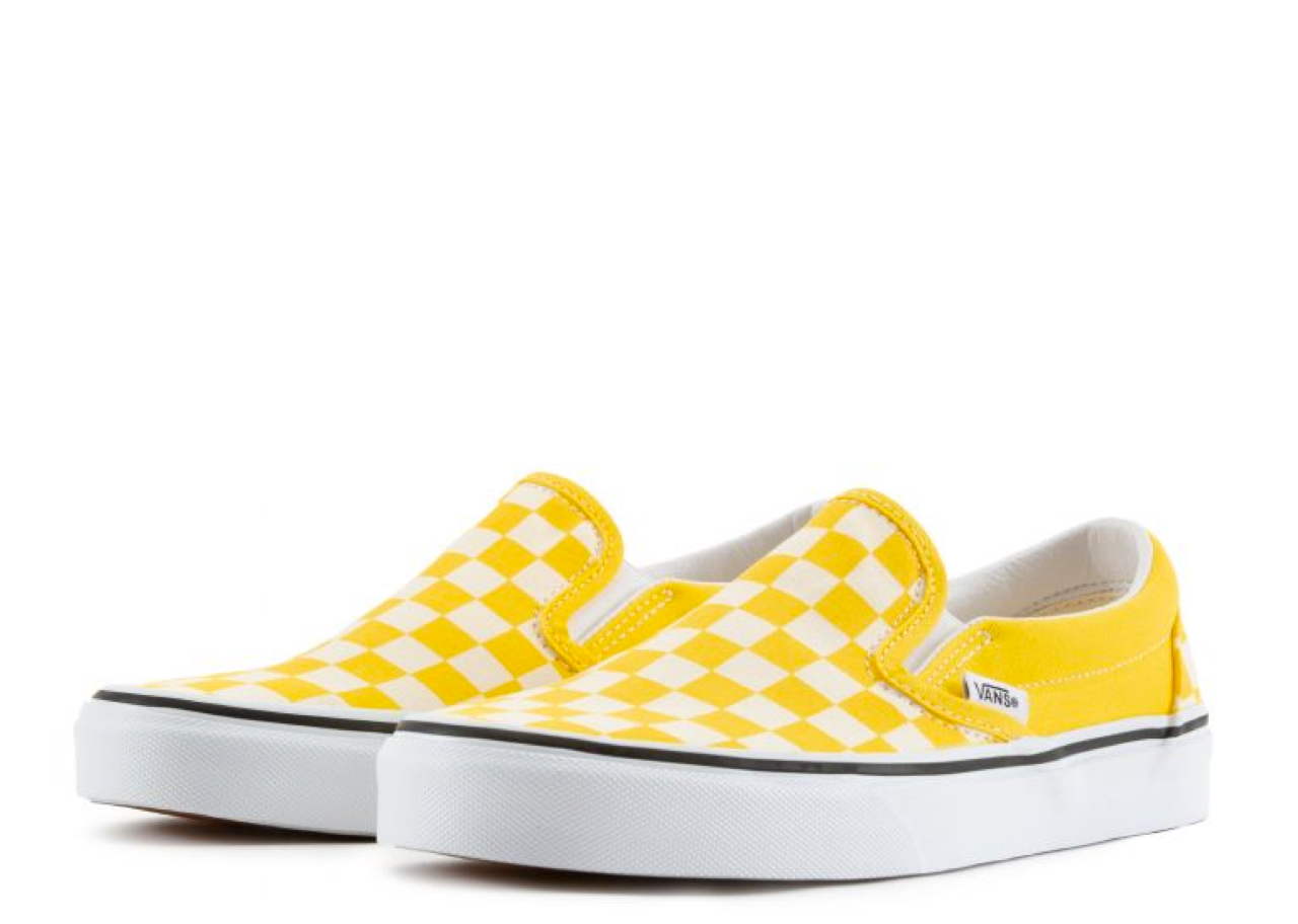 Vans Classic Slip-On Checkerboard Yellow - photo 2