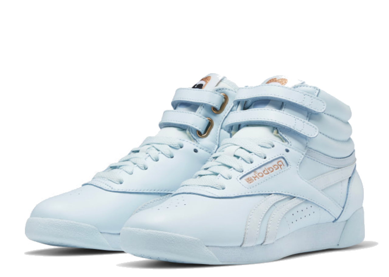 Reebok Freestyle Hi Cardi B Glass Blue (Women's) - photo 2