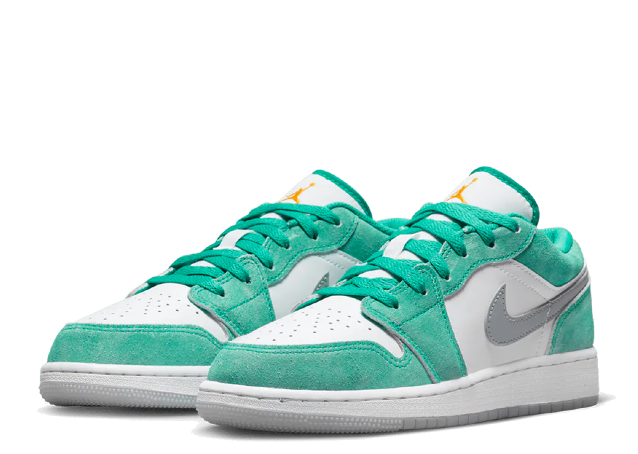 Air Jordan 1 Low New Emerald (Grade School) - photo 2
