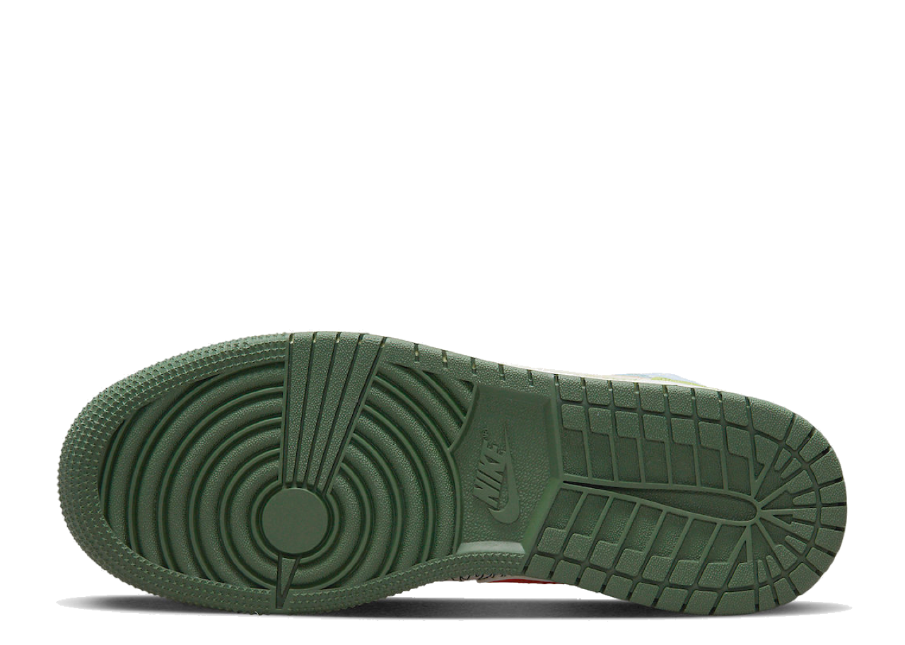 Air Jordan 1 Mid SE Stitch (Grade School) - photo 4