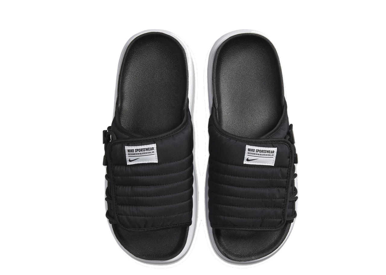 Nike Asuna 2 Slide Black White - photo 3