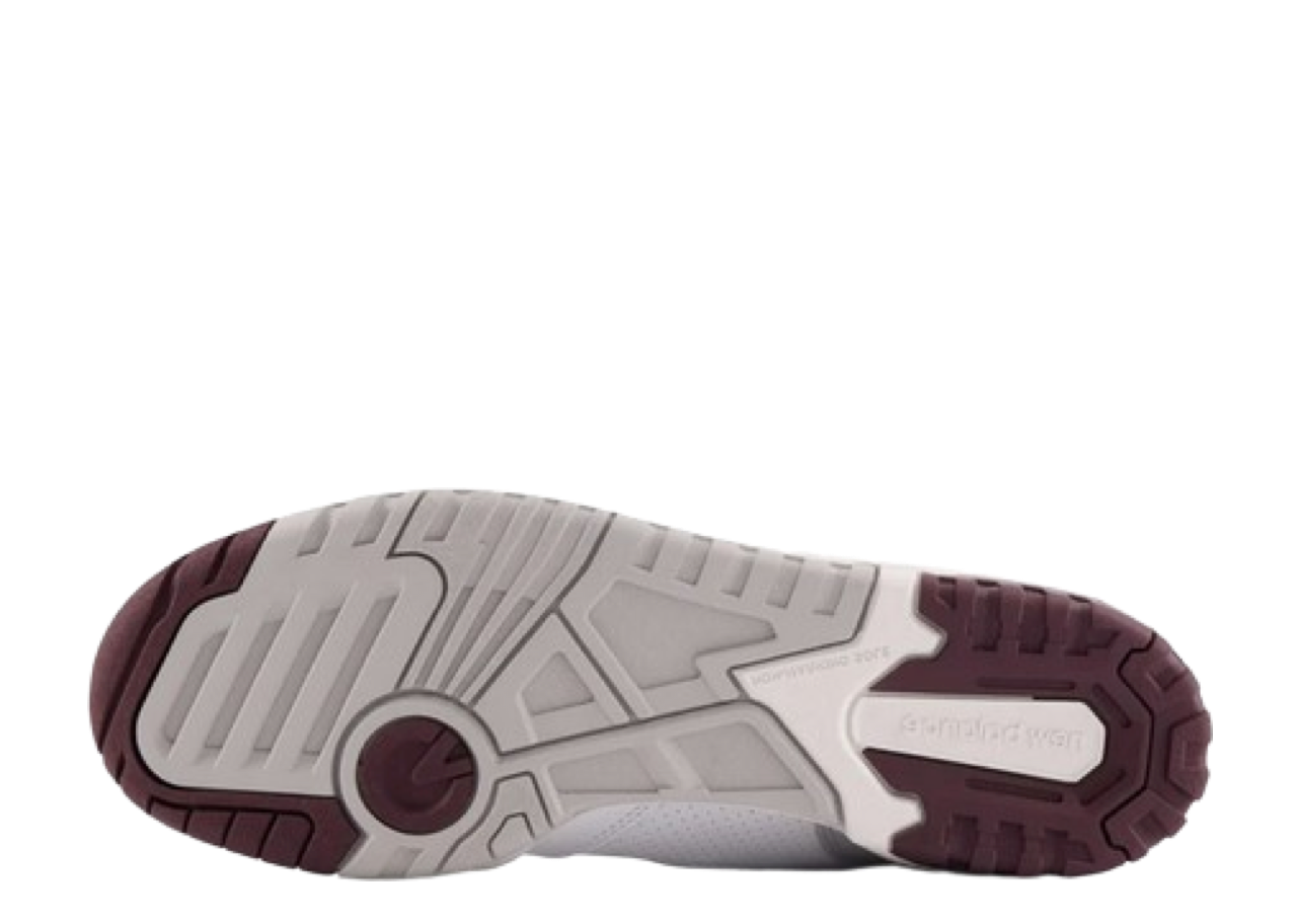 New Balance 550 White Burgundy Navy - photo 4