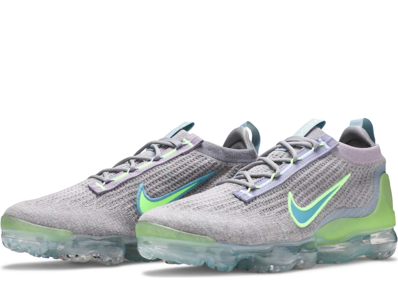 Nike Air VaporMax 2021 FK Particle Grey Liquid Lime - photo 2