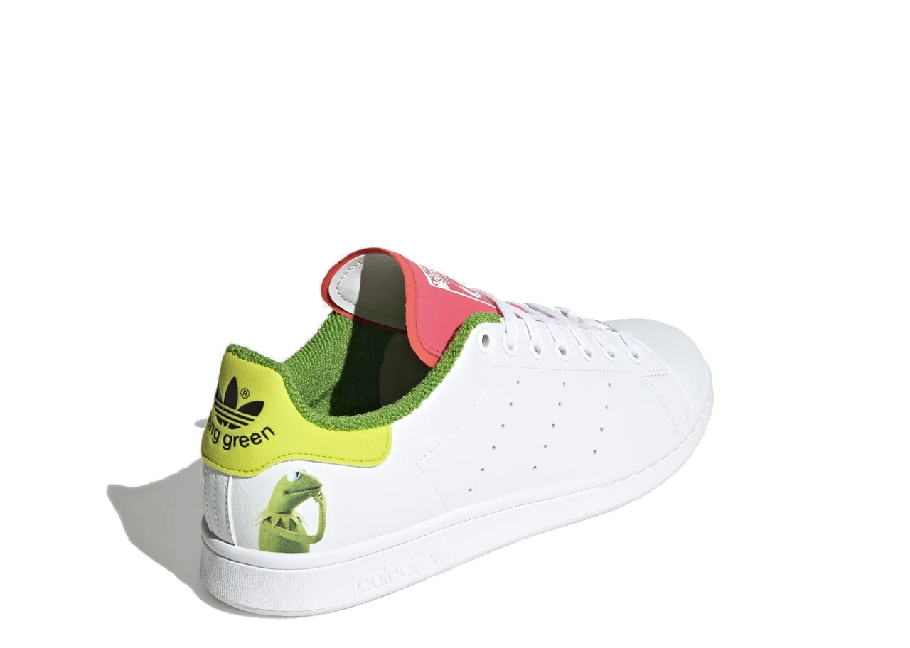 Adidas Stan Smith the Muppets Kermit the Frog Pink Tongue - photo 3