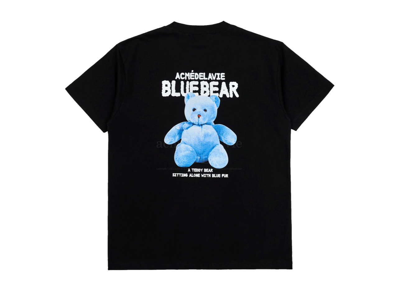 Acme De La Vie Blue Teddy Bear T-Shirt Black - photo 2