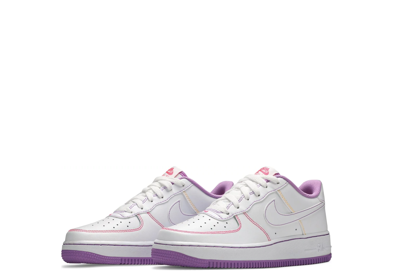 Nike Air Force 1 Low Contrast Stitch Fuchsia Glow (Grade School) - photo 2