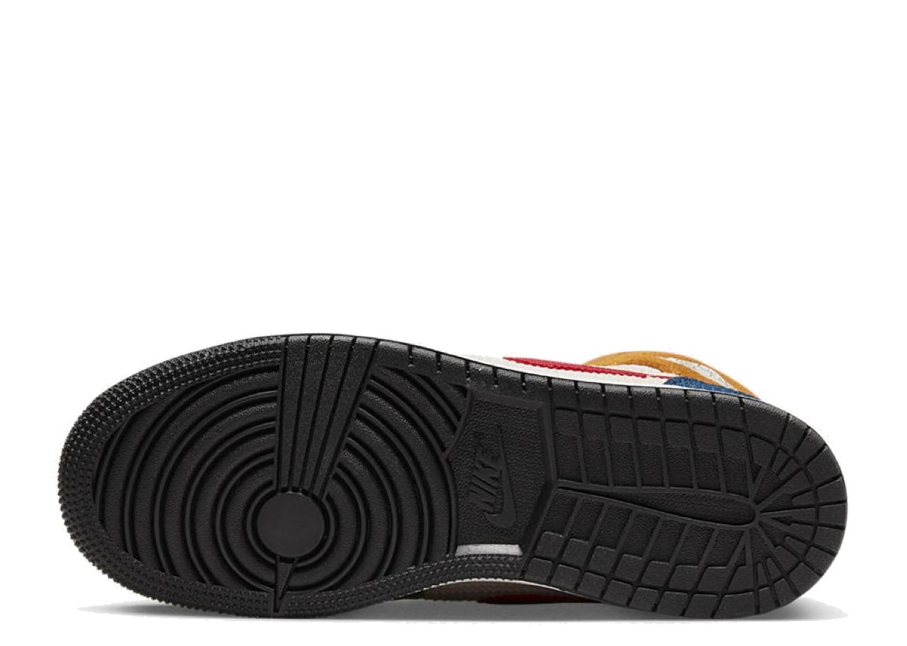 Air Jordan 1 Mid SE Patchwork (Grade School) - photo 4