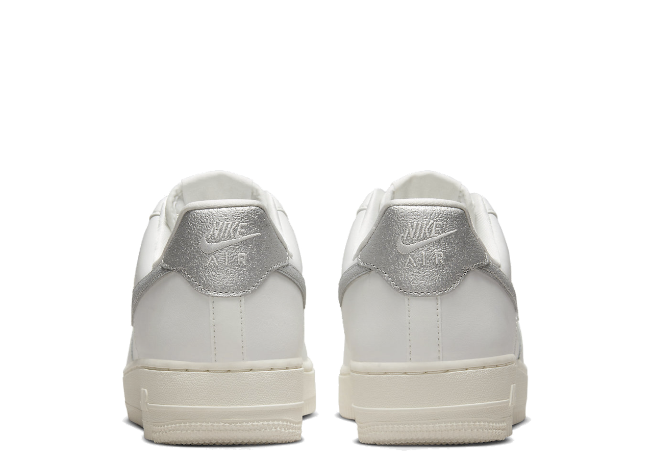 Nike Air Force 1 Low 07 White Metallic Silver (Women's) - photo 3
