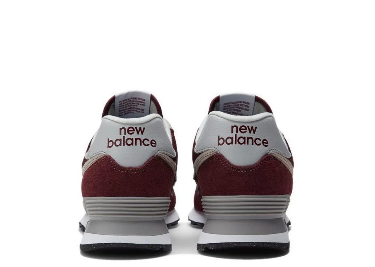 New Balance 574 Burgundy White - photo 3