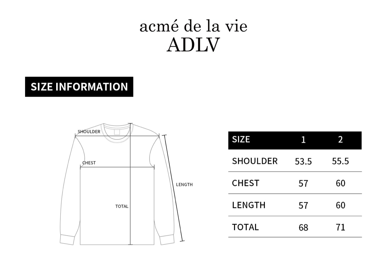 Acme De La Vie x Edgewalker No 28 Long Sleeve T-Shirt Black - photo 5