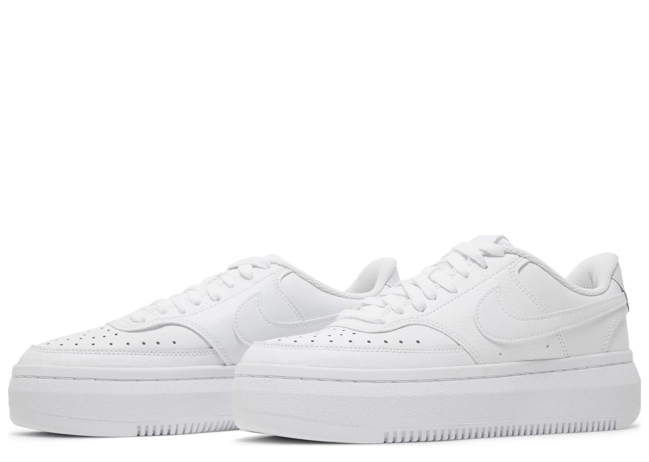 Nike Court Vision Alta Low Triple White (Women's) - photo 2