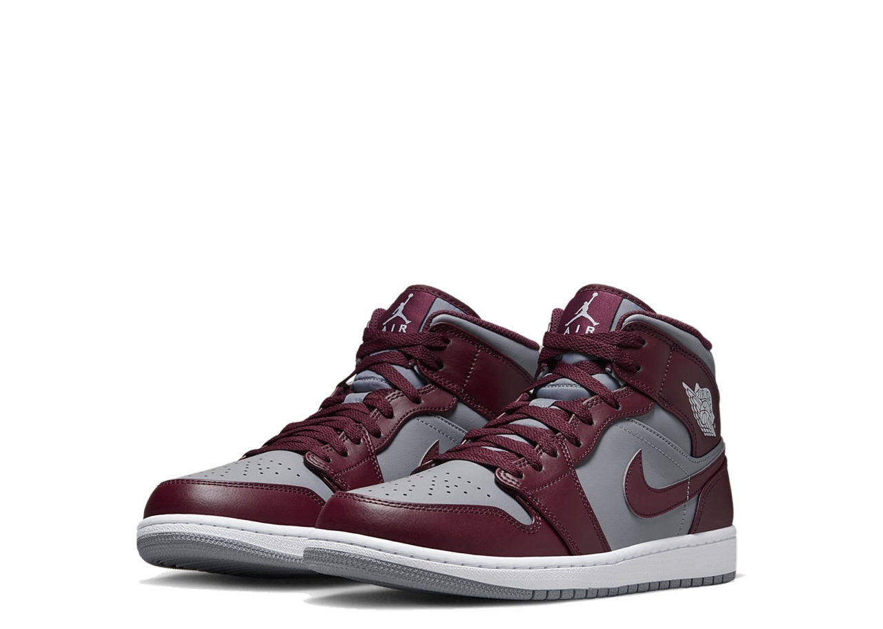 Air Jordan 1 Mid Team Red (Grade School) - photo 2