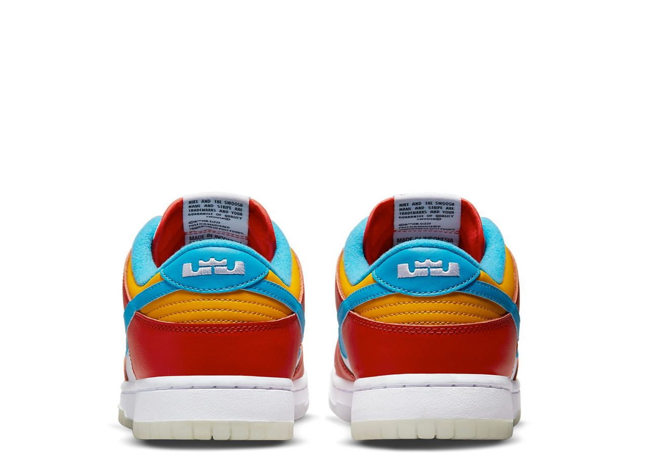 Nike Dunk Low QS LeBron James Fruity Pebbles - photo 3