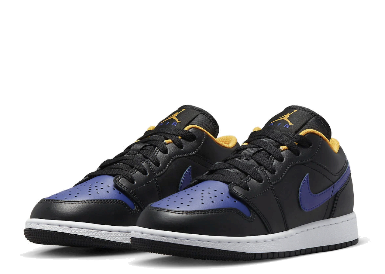 Air Jordan 1 Low Dark Concord (Grade School) - photo 2