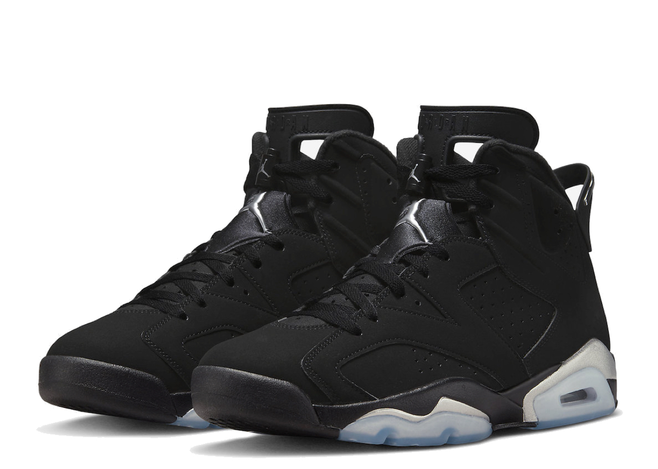 Jordan 6 Retro Chrome Metallic Silver - photo 2