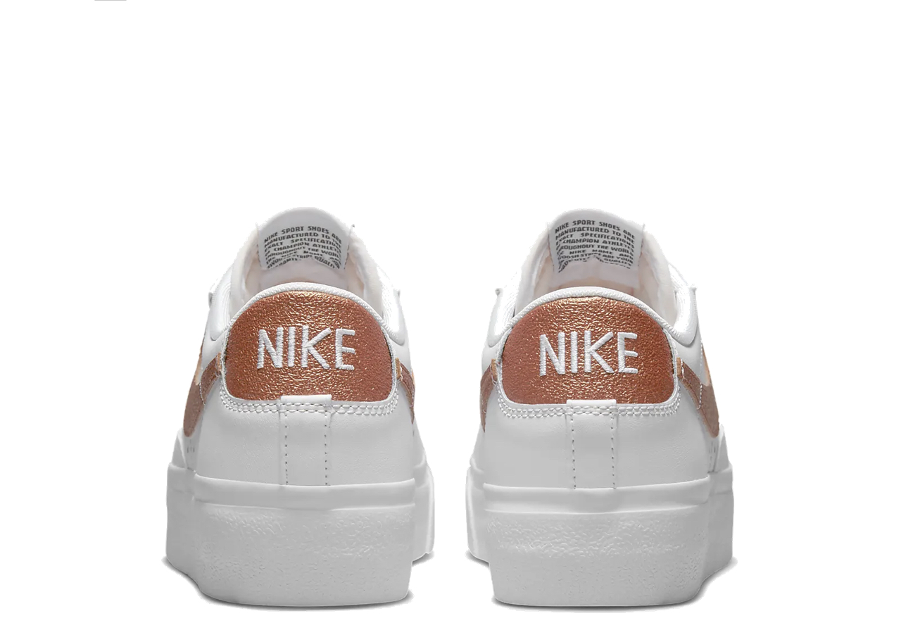 Nike Blazer Low Platform White Metallic copper (Women's) - photo 3