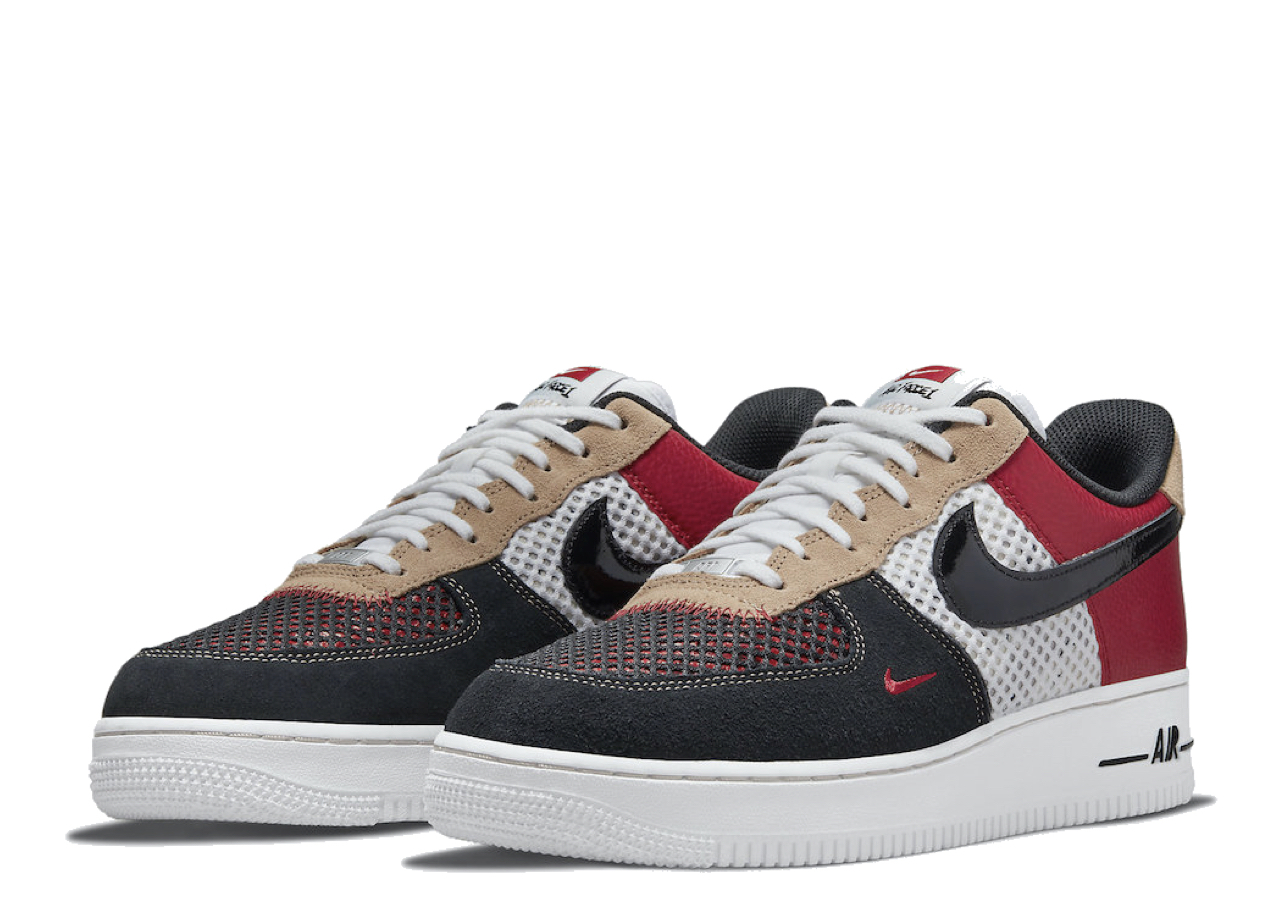 Nike Air Force 1 Low '07 LV8 Gym Red Black Hemp - photo 2