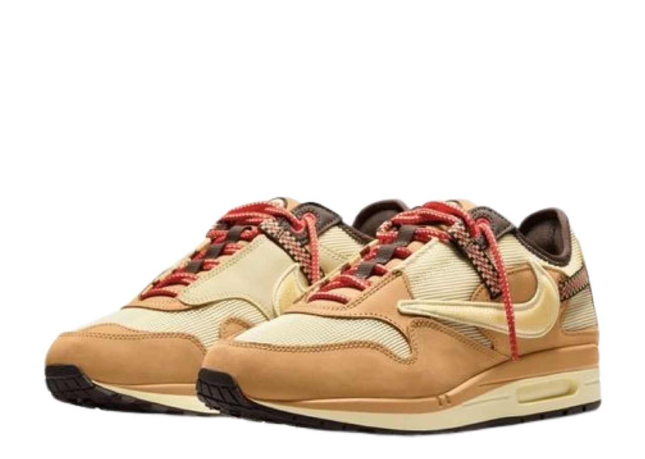 Nike Air Max 1 Travis Scott Cactus Jack Wheat Lemon Drop - photo 2