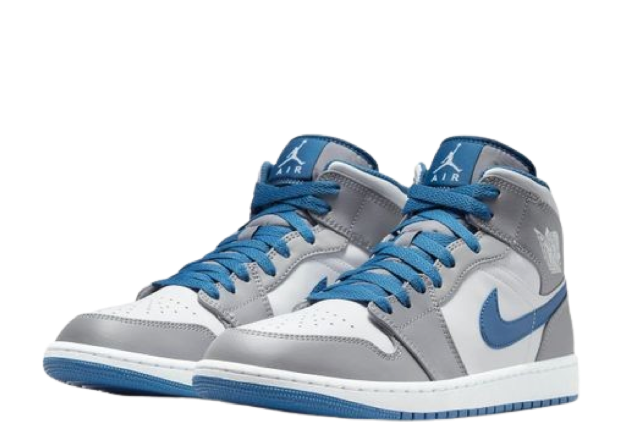 Air Jordan 1 Mid True Blue - photo 2